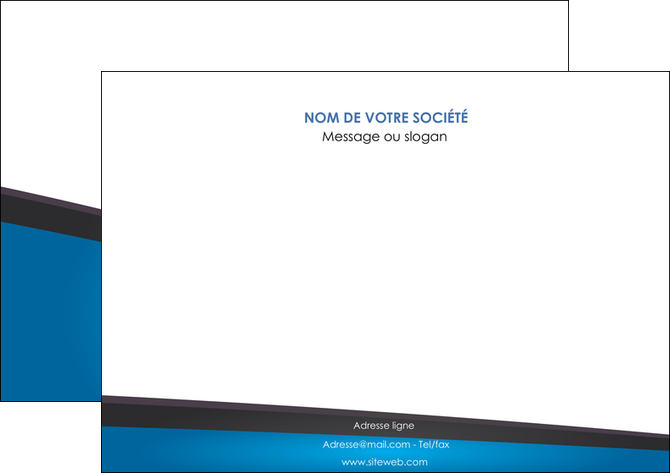 imprimer affiche bleu fond bleu couleurs froides MFLUOO57871