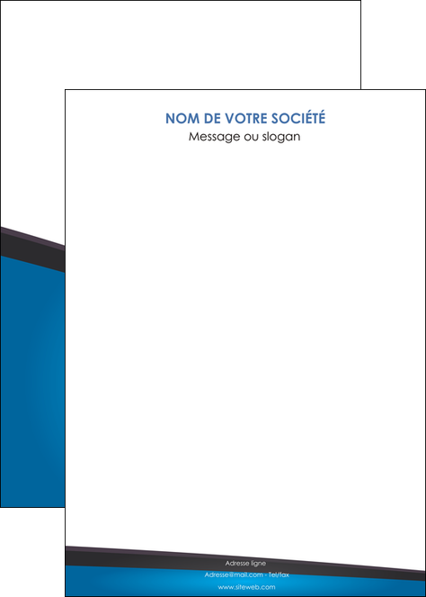 creation graphique en ligne affiche bleu fond bleu couleurs froides MFLUOO57891