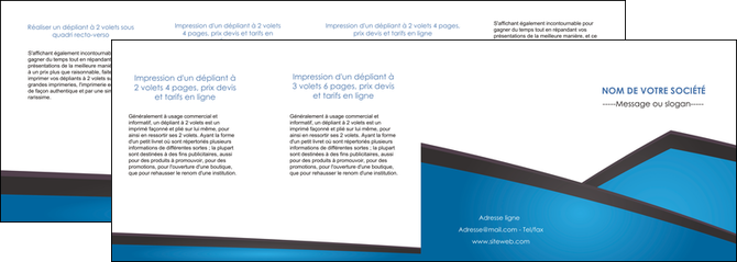 modele depliant 4 volets  8 pages  bleu fond bleu couleurs froides MFLUOO57895
