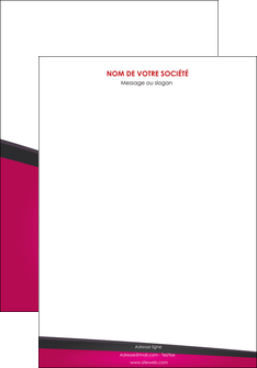 maquette en ligne a personnaliser affiche fuchsia gris fond fuchsia MIFLU57903