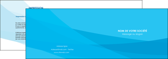 realiser depliant 2 volets  4 pages  web design bleu bleu pastel couleurs froides MLIGBE57967