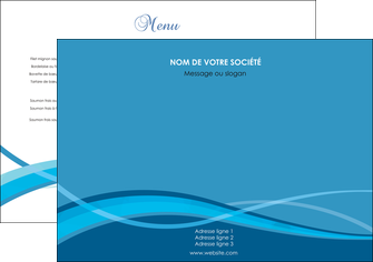 creer modele en ligne set de table bleu couleurs froides fond bleu MIF58115