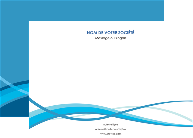 creation graphique en ligne affiche bleu couleurs froides fond bleu MLGI58135