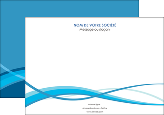 impression affiche bleu couleurs froides fond bleu MIF58137