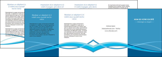 creation graphique en ligne depliant 4 volets  8 pages  bleu couleurs froides fond bleu MFLUOO58165