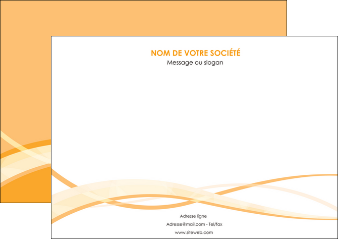 imprimerie affiche orange pastel fond pastel tendre MID58195