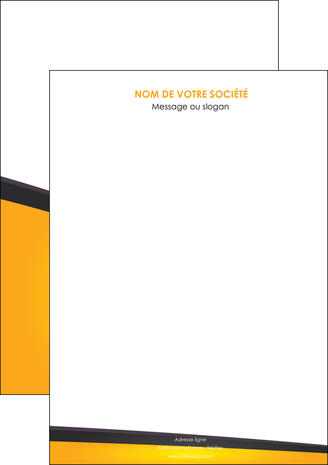 maquette en ligne a personnaliser affiche jaune fond jaune colore MLIP58287