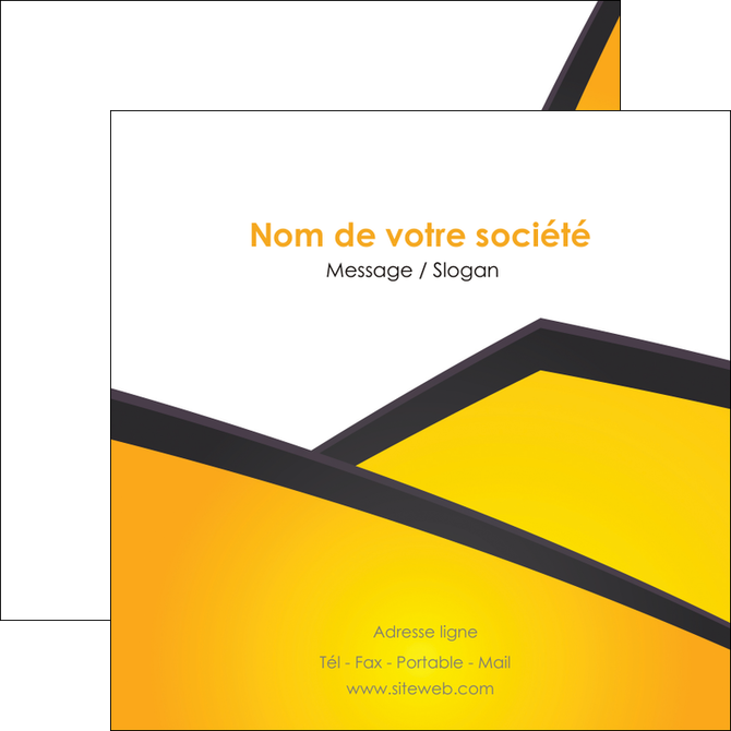 faire flyers jaune fond jaune colore MLIP58315