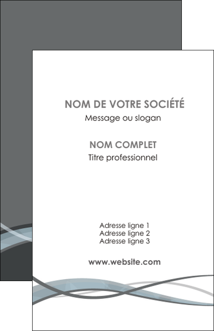 creation graphique en ligne carte de visite gris fond gris vecteur MLGI58351
