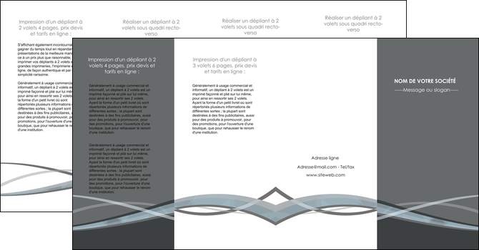 cree depliant 4 volets  8 pages  gris fond gris vecteur MLGI58389