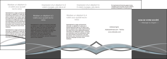 faire depliant 4 volets  8 pages  gris fond gris vecteur MLGI58391