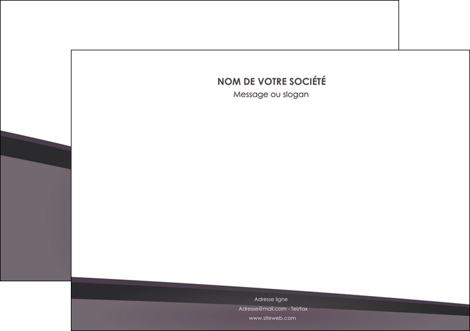 creer modele en ligne flyers violet noir courbes MLGI58427
