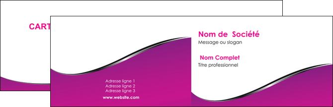 exemple carte de visite violet fond violet colore MFLUOO58637