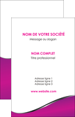 realiser carte de visite violet fond violet colore MLGI58639