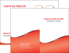modele en ligne carte de visite rouge rouille colore MFLUOO58699