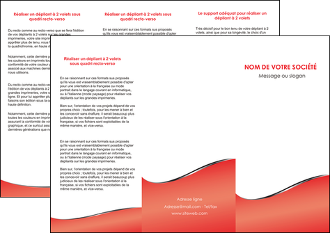 creer modele en ligne depliant 3 volets  6 pages  rouge rouille colore MFLUOO58715