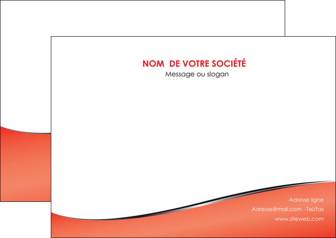 modele flyers rouge rouille colore MFLUOO58717