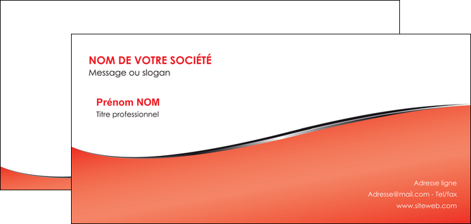 faire modele a imprimer carte de correspondance rouge rouille colore MFLUOO58727