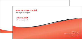 faire modele a imprimer carte de correspondance rouge rouille colore MFLUOO58727
