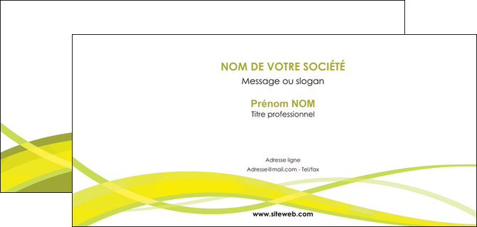 personnaliser maquette carte de correspondance espaces verts vert vert pastel fond vert MFLUOO58751