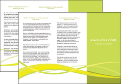 cree depliant 3 volets  6 pages  espaces verts vert vert pastel fond vert MFLUOO58761