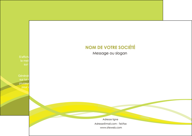 imprimerie affiche espaces verts vert vert pastel fond vert MFLUOO58767