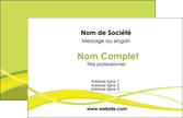 exemple carte de visite espaces verts vert vert pastel fond vert MLGI58777