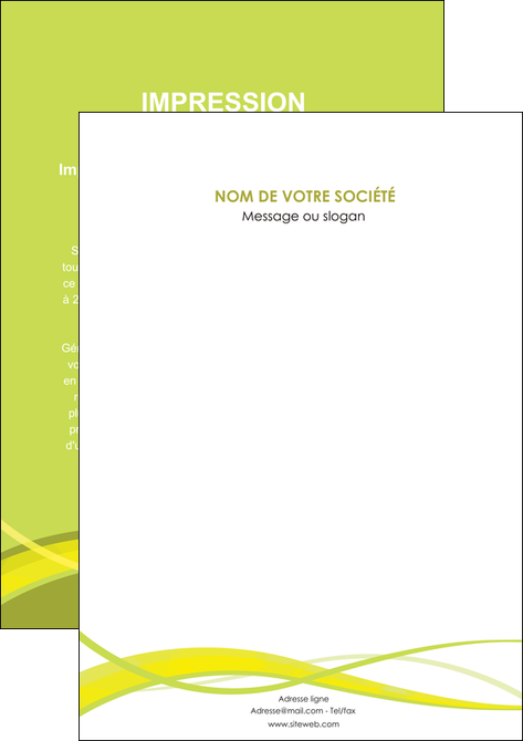 personnaliser modele de affiche espaces verts vert vert pastel fond vert MFLUOO58781