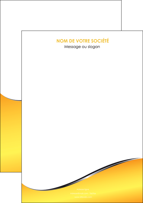 imprimer affiche jaune fond jaune colore MIDBE58909