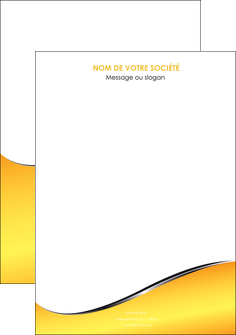 imprimer affiche jaune fond jaune colore MFLUOO58909