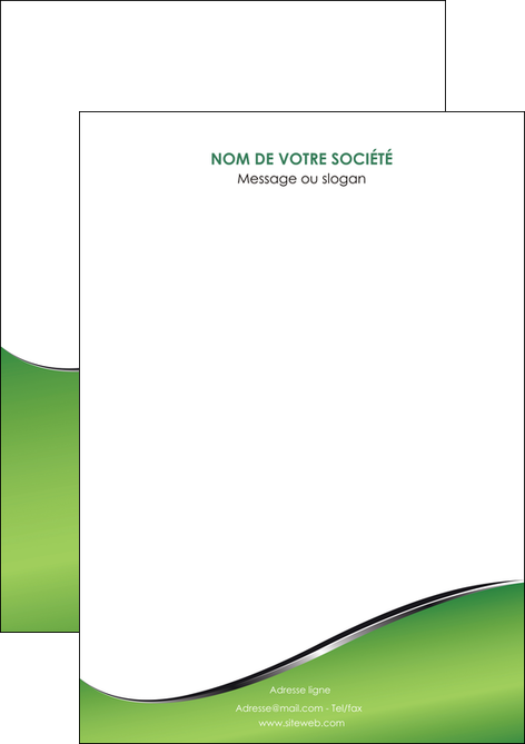 modele en ligne flyers vert fond vert colore MFLUOO59241