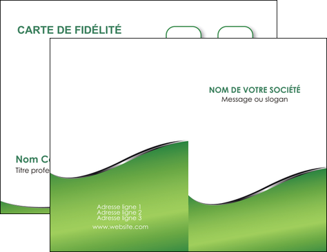 imprimerie carte de visite vert fond vert colore MFLUOO59249