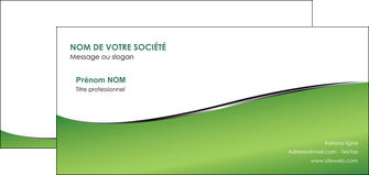 impression carte de correspondance vert fond vert colore MIF59277