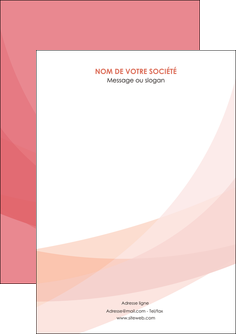 personnaliser modele de flyers fond rose pastel sobre MLIG59301