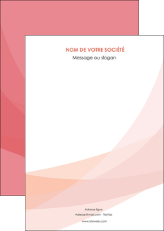 modele en ligne flyers fond rose pastel sobre MLIG59303