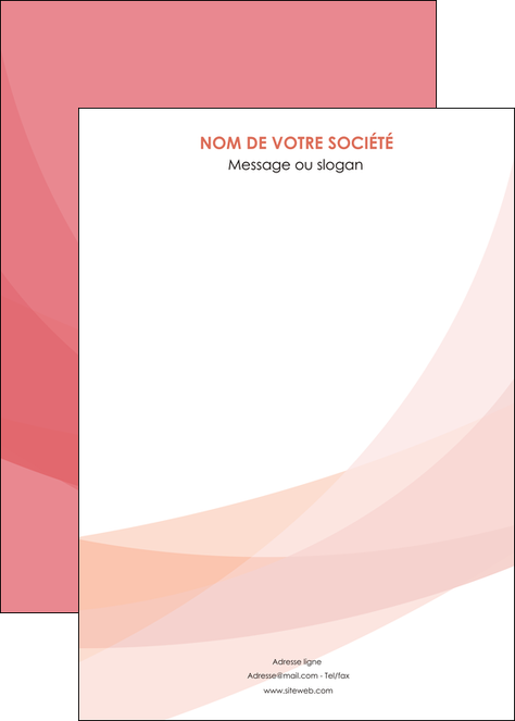 modele en ligne affiche fond rose pastel sobre MLIG59345