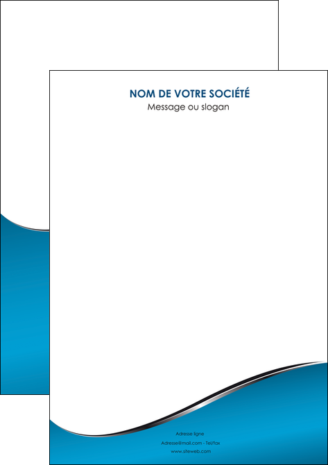 realiser affiche bleu bleu pastel fond bleu MFLUOO59355