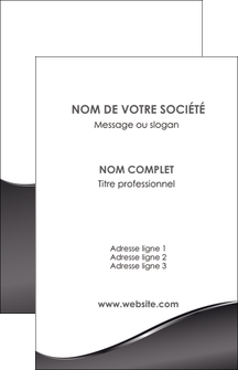 cree carte de visite web design gris fond gris noir MIF59415
