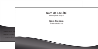 creation graphique en ligne enveloppe web design gris fond gris noir MIF59443