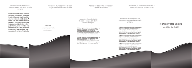 modele depliant 4 volets  8 pages  web design gris fond gris noir MFLUOO59447