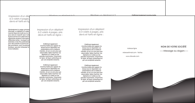 realiser depliant 4 volets  8 pages  web design gris fond gris noir MFLUOO59451