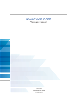 creer modele en ligne affiche bleu couleurs froides trait MIF59581