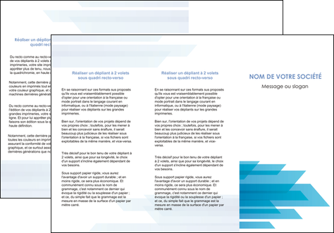 modele en ligne depliant 3 volets  6 pages  bleu couleurs froides trait MFLUOO59605