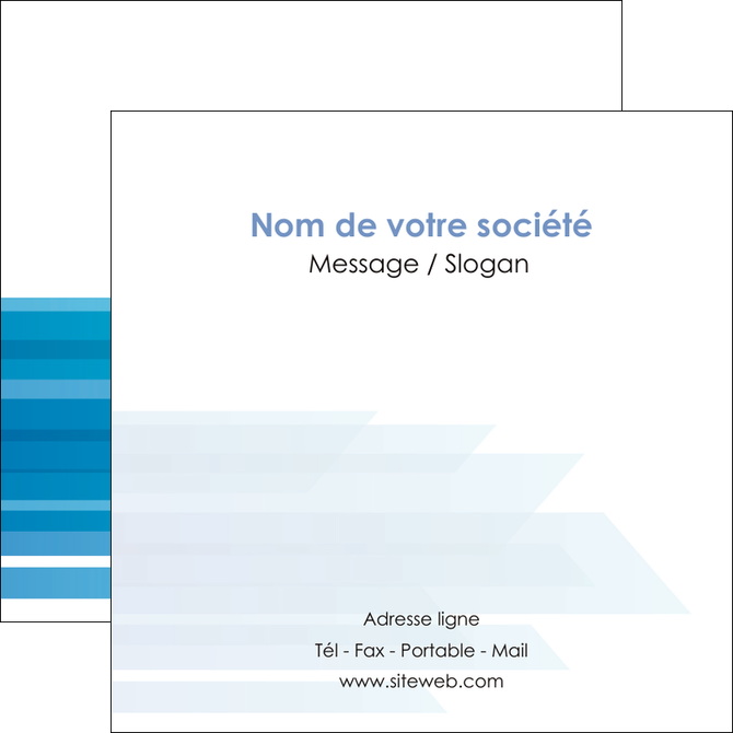 modele en ligne flyers bleu couleurs froides trait MFLUOO59613