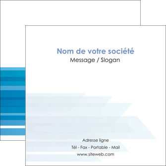 modele en ligne flyers bleu couleurs froides trait MIF59613
