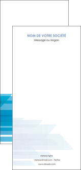 faire flyers bleu couleurs froides trait MIF59629