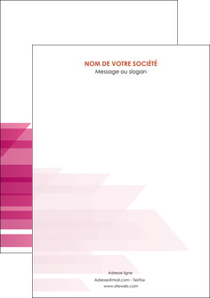 modele en ligne flyers rose fond rose trait MLIG59641