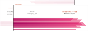 creer modele en ligne depliant 2 volets  4 pages  rose fond rose trait MLIG59655