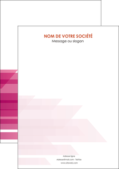 personnaliser maquette flyers rose fond rose trait MLIG59685