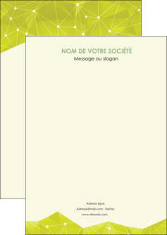 modele en ligne flyers graphisme vert fond vert colore MIF60037